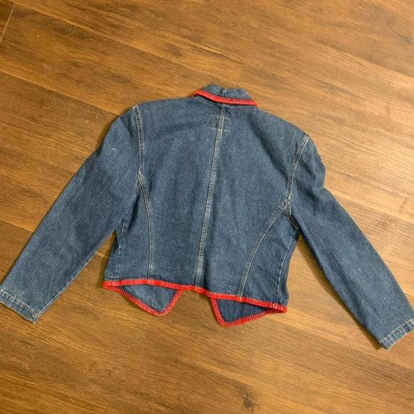 Vintage western crop jean blazer/jacket - Picture 9 of 9